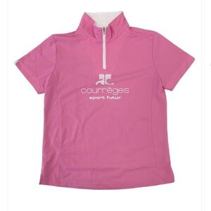 Courrèges sport futur Rare pink top